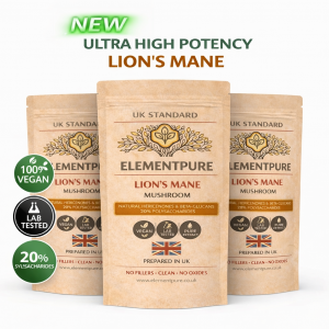 Lion's Mane Mushroom - Premium Grade, Fruit Body Extract - 500 mg Capsules (20% POLYSACCHARIDES!)60 capsules/pack